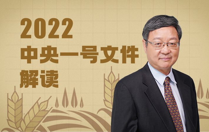 【課程預(yù)告】張紅宇：2022中央一號(hào)文件解讀