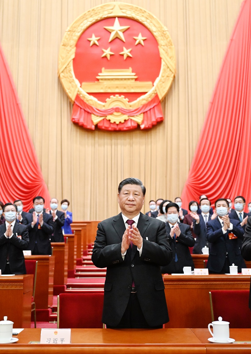 習(xí)近平全票當(dāng)選國(guó)家主席中央軍委主席